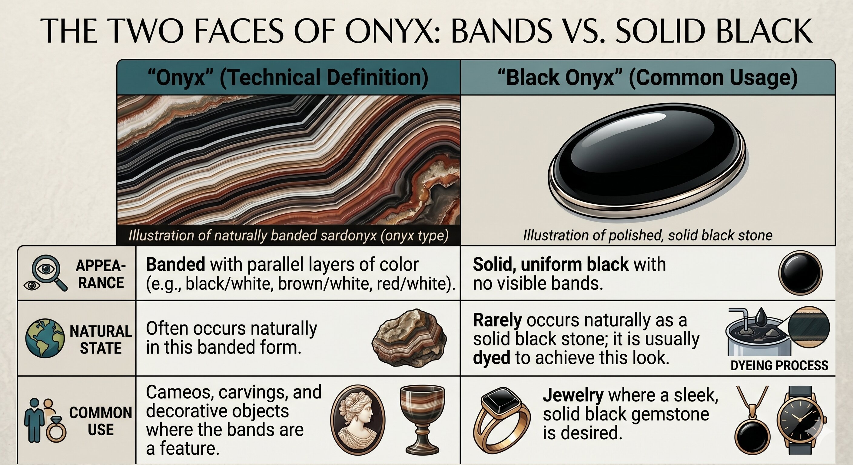 the two faces of onyx